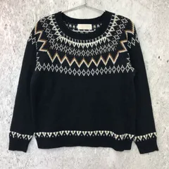 abc une face アーベーセー アン フェイス ノルディック ニット プルオーバー ネイビー Mサイズ ◇〇のサムネイル