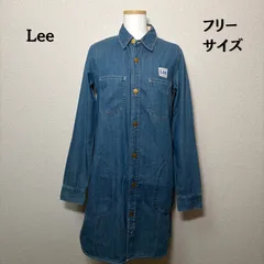 Lee　リー　デニムシャツワンピース　ミドル丈　型番LT9021  Mサイズ　レディース　【B-3】