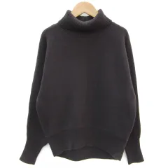 グリーンレーベルリラクシング ユナイテッドアローズ green label relaxing ニット セーター 長袖 タートルネック ウール ブラウン 茶 /YM33