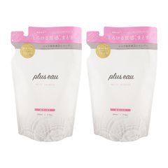 [2個セット]plus eau プリュスオー メルティシャンプー 詰替え 350ml ホワイトフローラル&ペアーの香り ノンシリコン[ネコポス]