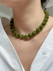 種類3：グリーン/38+5cm 耳飾り エレガント ピアス (T)