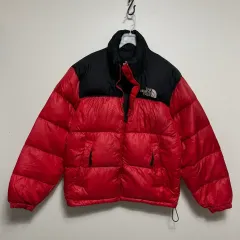 THE NORTH FACE ザノースフェイス ヌプシ ダウン レッド/ブラック 90