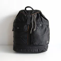 【美品】PORTER 【タンカー リュック】ポーター ブラック バックパック デイパック TANKER BAG ナイロン 25120432