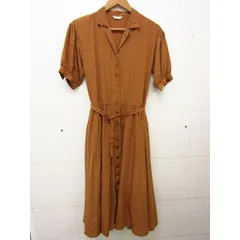 PINK HOUSE ピンクハウス ワンピース 総柄 半袖 ドット柄 ⊥FL848