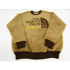GUCCI × THE NORTH FACE グッチ ノースフェイス FAUX FUR SWEATSHIRT 644662 XJC30 フォウファースウェットシャツ クルーネックスウェット S⊥FL924