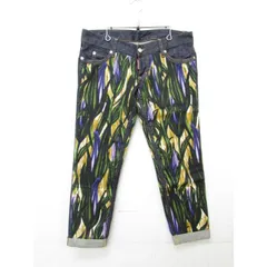 DSQUARED2 ディースクエアード デニムパンツ 総柄 デザインパンツ S73LA0082 S30330 ☆FL726
