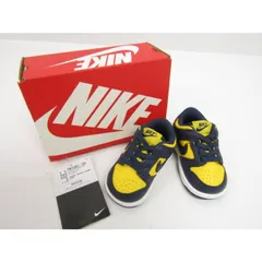 NIKE ナイキ DUNK LOW （TDE）　MICHIGAN　CW1589-700 ベビー シューズ スニーカー SIZE:9cm★SH8101