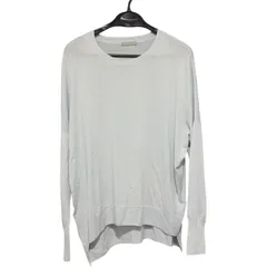 ZM1703 theory luxe 長袖トップス 薄手ニット レディース 38 セオリーリュクス ニット 長袖 水色 トップス