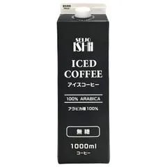 成城石井 アイスコーヒー 無糖 1000ml紙パック×12本入| 送料無料 アイスコーヒー 無糖 1L 珈琲 ギフト 紙パック コーヒー 1000ml 12本 ストック ドリンク 飲料 カフェ ボトルコーヒー 缶コーヒー ケース買い まとめ買い 業者 仕入れのサムネイル