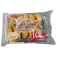 山崎製パン オールドファッションドーナツ 10個入×6個入| 送料無料 ドーナツ オールドファッション ストック お菓子 おやつ スイーツ クッキー 焼き菓子 ケース買い まとめ買い 業者 仕入れ 大量