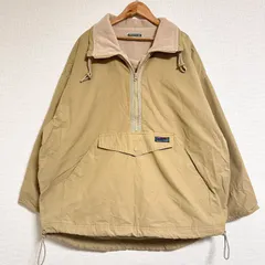 美品 フリークスストア 22AW FREAK'S OUTDOORS 裏フリースハーフジッププルオーバー オーバーサイズ アノラックパーカー ベージュ FREE