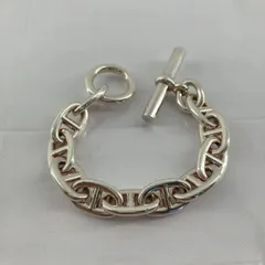 HERMES(エルメス)　シェーヌダンクル　TGM　11コマ　ブレスレット　Ag925　102.7g　シルバー