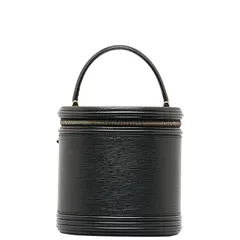 ルイ ヴィトン エピ カンヌ ハンドバッグ バニティバッグ M48032 ノワール ブラック レザー レディース LOUIS VUITTON【228-35807】