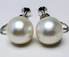 マベ真珠 10㎜up イヤリング
