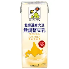 キッコーマン 北海道産大豆 無調整豆乳 200ml紙パック×18本入×(2ケース)| 送料無料 豆乳 キッコーマン 無調整 200ml 北海道 ストック ドリンク 飲料 植物性 健康 ケース買い まとめ買い 業者 仕入れ 大量 ヘルシー 産地 こだわり 醤油のサムネイル