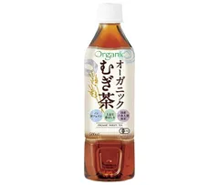 盛田(ハイピース) オーガニック むぎ茶 500mlペットボトル×24本入| 送料無料 茶飲料 麦茶 JAS ストック ドリンク お茶 紅茶 ティー 緑茶 ケース買い まとめ買い 業者 仕入れ 大量 ジュース 備蓄 こだわり 自然 健康