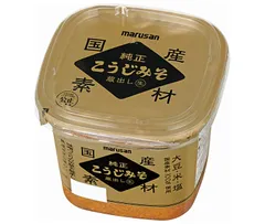 マルサンアイ 国産 純正 こうじみそ 蔵出し 生 大豆・米・塩 国産素材100%使用 500g×6個入×(2ケース)| 送料無料 みそ 味噌 無添加 ストック 調味料 料理 飲食店 ケース買い まとめ買い 業者 仕入れ 大量 自然 健康 こだわり 日本産のサムネイル