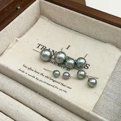 種類3：10mm ジルコニアピアス　925シルバーポスト (T)