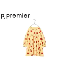 p.premier ／ ピードットプルミエ 子供服 イロチ買いしたい総柄フレアカットソーワンピース　女の子