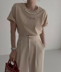MA＊RS UネックTシャツ クリスタルテディーベア 姫ギャル - メルカリ