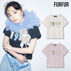 FURFUR×上國料萌衣 トリプルキャットイラストTシャツ - メルカリ