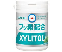 LOTTE XYLITOL キシリトールガム ライムミント ボトル36個 - メルカリ