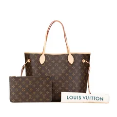 ルイ ヴィトン モノグラム ネヴァーフルMM M40156 ブラウン PVC レザー レディース LOUIS VUITTON【228-93112】