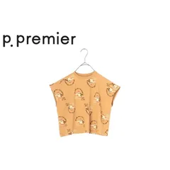【SALE】【40%OFF】p.premier ／ ピードットプルミエ 子供服　【リンク】総柄ワイドノースリーブストレッチTシャツ 男の子　女の子　2025SS
