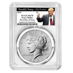 2024 PCGS MS-70 イーグル銀貨　トランプver 2024 PCGS MS-70 イーグル銀貨 トランプver 2024 PCGS MS-70 イーグル