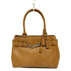 COACH(コーチ) ハンドバッグ ハンプトンズレザーキャリーオール 8A70 ブラウン レザー