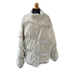◆DIME ダイム パファーダウン ベルベッド キルティング VELVET QUILTED PUFFER ダウン サイズXL ベージュ 中古品◆ V103553NM