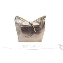ギャランティカード付☆ JIMMY CHOO メタリック ショルダーバッグ