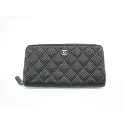 CHANEL シャネル マトラッセ ラウンドファスナー長財布 A50097 ∠UP3475