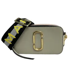 MARC JACOBS(マークジェイコブス) ショルダーバッグ美品  ザ ソフトショット 17 M0014146 グレーベージュ×ゴールド×マルチ レザー