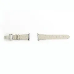 【名東】エルメス シンプルトゥール キリム ベトン ライトグレー SV金具 アップルウォッチベルト 46mm 時計 アクセサリー