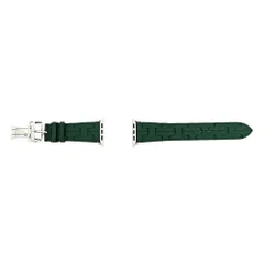 【名東】エルメス シンプルトゥール キリム グリーン 緑 シルバー金具 アップルウォッチベルト 46mm 時計 アクセサリーのサムネイル