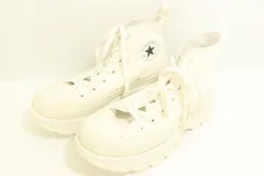 【中古】 CONVERSE レディーススニーカー 24.5cm ALL STAR 100 TREKWAVE MN HI/CONVERSE/24.5cm/白 ホワイト/ロゴ