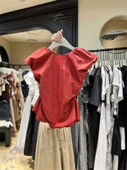 b*m様 アーツアンドサイエンス ピンタックブラウス S ホワイト 長袖