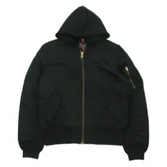ALPHA アルファ MA-1 NATUS Flight JACKET フライトジャケット ブルゾン 中国製 ブラック系 M【中古】