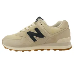 NEW BALANCE ニューバランス U574NGB スエード ローカット スニーカー ホワイト系 26cm【中古】