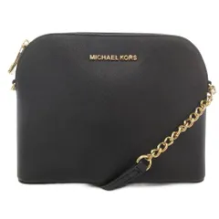 マイケルコース MICHAEL KORS 美品 チェーンショルダーバッグ クロスボディ ロゴ 黒 ブラック 32H4GCPC7L /AE