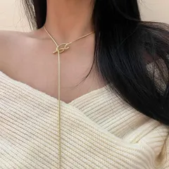 結び目デザインネックレス (T)