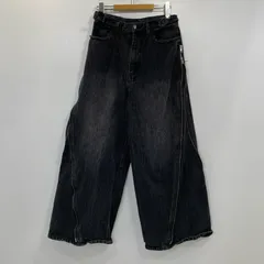 【姫路東店】 中古 GRANCY｜グランシー デニムパンツ ZipDesign Buggy DenimPants GRApt1162 ブラック サイズ：M 【107】