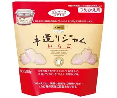 カンピー ザ プレミアム 手造りジャム いちご つめかえ用 500g×6袋入×(2ケース)| 送料無料 いちご ジャム イチゴ 詰め替え つめかえ 冷蔵 要冷蔵 チルド 朝食 コンフィチュール はちみつ 蜂蜜 ハニー シリアル グラノーラ パン ケース買いのサムネイル