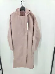 新品 タグ付き INDIVI インディヴィ フード付き ロングコート Mサイズ くすみピンク
