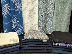 平和屋本店■最高級　夏物　訪問着　絽　総手刺繍　舞桜文　暈し染め　金糸　白緑色地　反端付き　逸品　未使用　CYAA3508s5 平和屋本店□最高級 夏物 訪問着 絽 総手刺繍 舞桜文 暈し染め 金糸 白