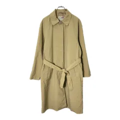 90年代 L.L.Bean エルエルビーン ナイロン ステンカラーコート アウトドア ベージュ(レディース M)中古 古着 V8516