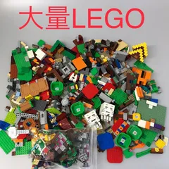 中古 LEGO レゴ スーパーマリオ　マインクラフト　系  バラバラ　ブロック　パーツ　プレート　ミニフィグ　など　大量　3.5kg以上　まとめ売り DB-155-C2 ※マイクラ　Minecraft　ミニフィグ　スティーブ　アレックス　ゴーレム　他 361