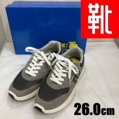 M-735 ■kutsu.com公式■ MOZ sweden クラシックローカットスニーカー　5224 グレー　26.0㎝