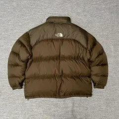 ザノースフェイス　ヌプシ　ブラウン　M 700fill US規格　センターロゴ ザノースフェイス ヌプシ ブラウン M 700fill US規格 センターロゴ